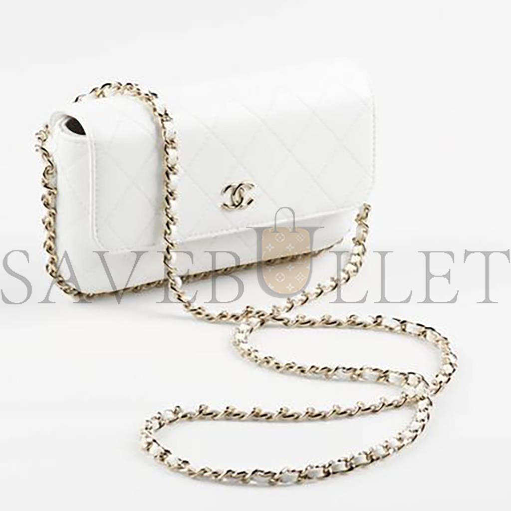 Ch*el flap phone holder with chai ap2839 y04059 10601 (12cm*22cm*5.5cm)